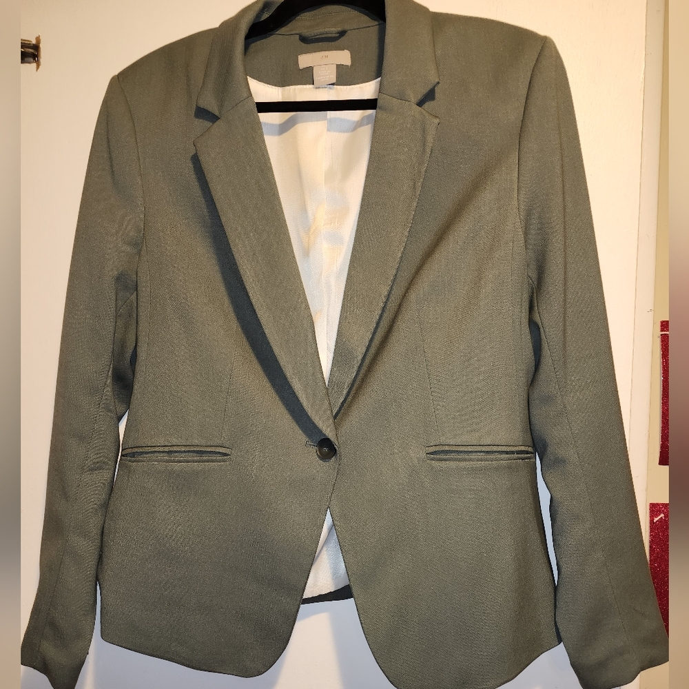 H&M Women's Olive/Khaki Blazer